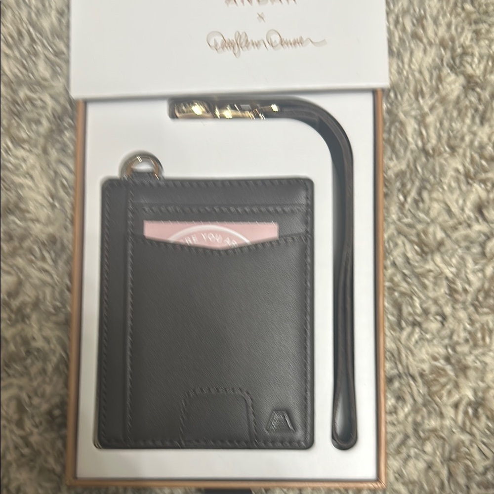 Elegant Black Card Holder Wallet
